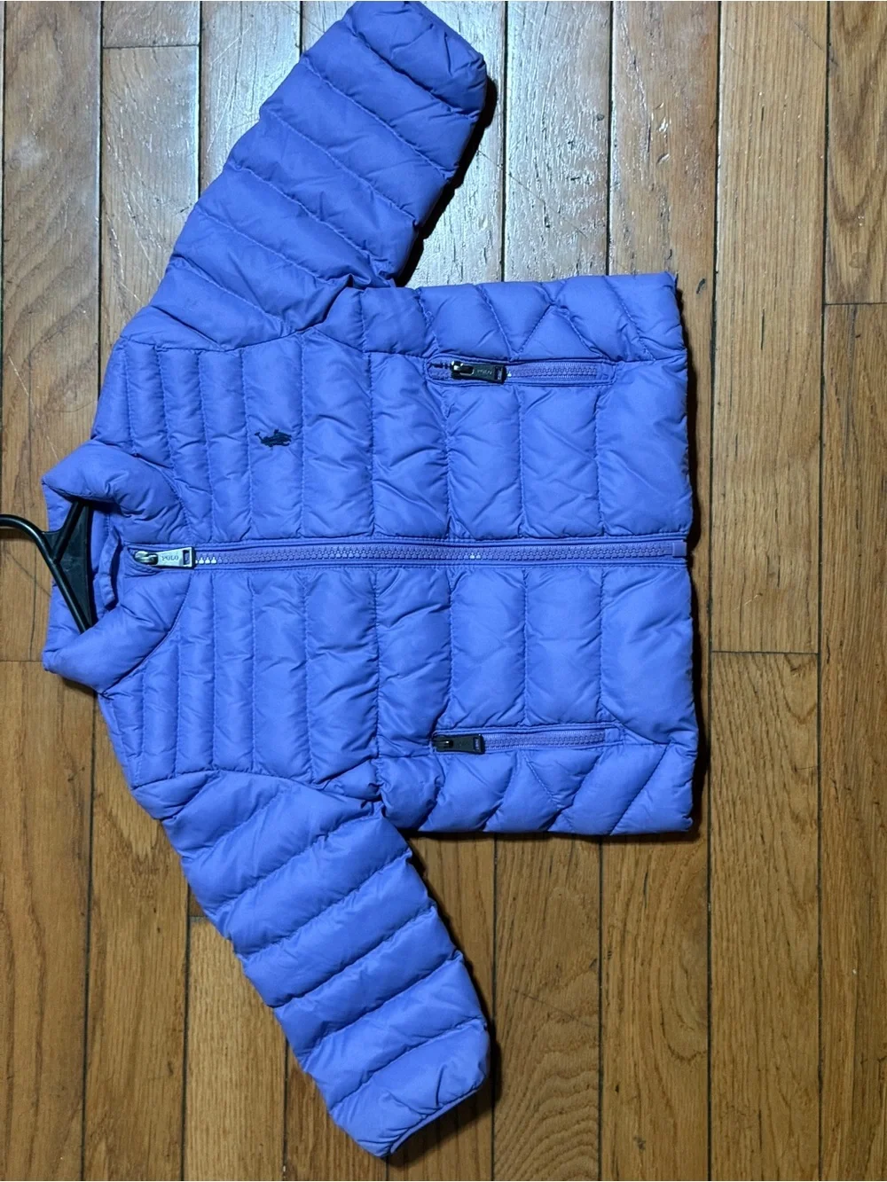 Ralph Lauren bright purple Quilted Puffer Jacket